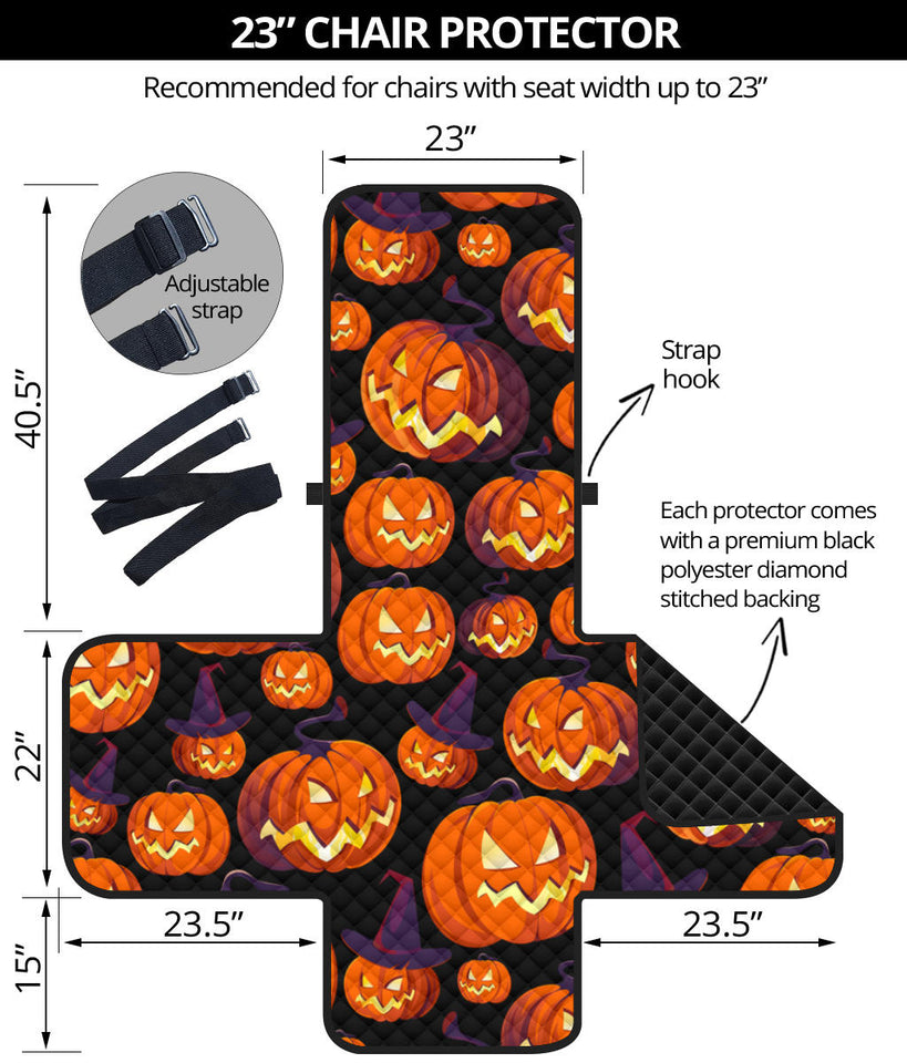 Halloween Pumpkin pattern Chair Cover Protector