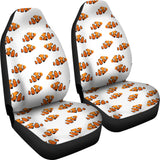 Clown Fish Pattern Print Design 03 Universal Fit Car Seat Covers