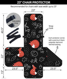 fox sleeping fox pattern Chair Cover Protector