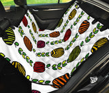Colorful Apples Leave Zebra Stripe Dog Car Seat Covers