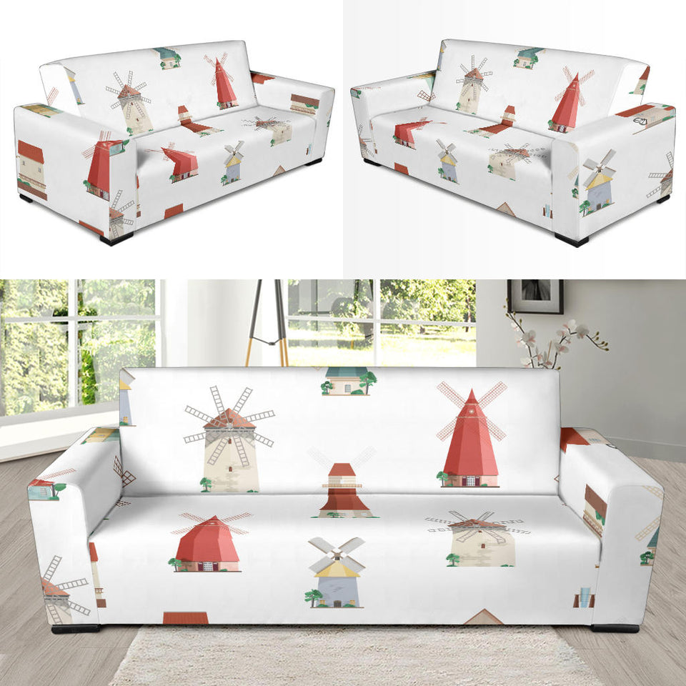 Windmill Design Pattern Sofa Slipcover
