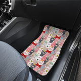Pig Pattern Print Design 02 Front Car Mats