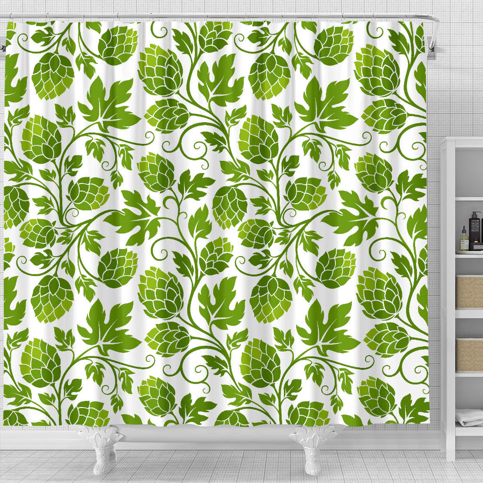 Hop Design Pattern Shower Curtain Fulfilled In US