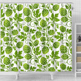 Hop Design Pattern Shower Curtain Fulfilled In US