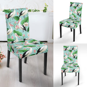 Pelican Pattern Print Design 01 Dining Chair Slipcover