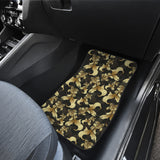 Goldfish Pattern Print Design 01 Front and Back Car Mats