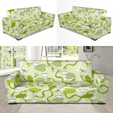 Cute Frog Dragonfly Pattern Sofa Slipcover