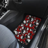 Billiard Ball Pattern Print Design 05 Front Car Mats
