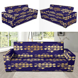 Beautiful Japanese Fan Pattern Sofa Slipcover