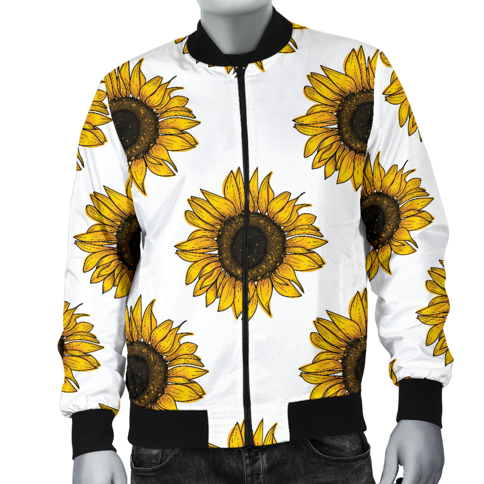 Sunflowers Design Pattern Men'S Bomber Jacket