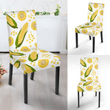 Corn Pattern Print Design 05 Dining Chair Slipcover