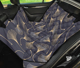 Gold Ginkgo Leaves Dog Car Seat Covers