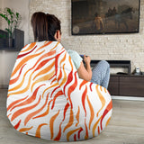Fire Flame Watercolor Pattern Bean Bag Cover
