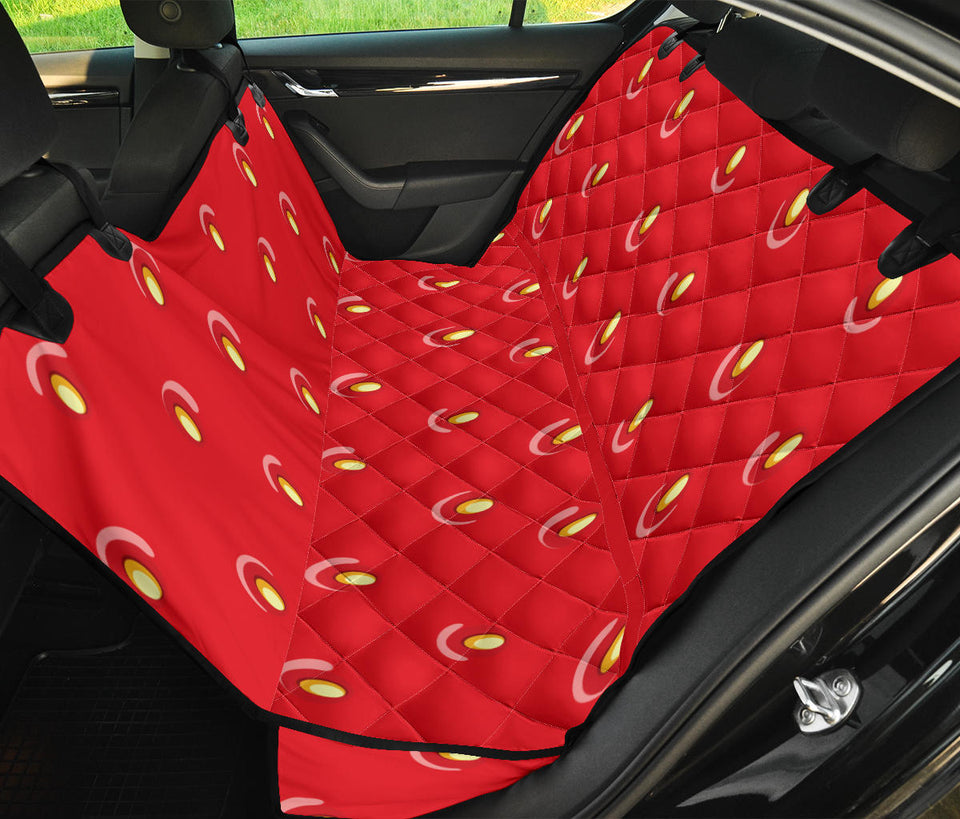 Strawberry Texture Skin Pattern Dog Car Seat Covers