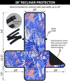 white bengal tigers pattern Recliner Cover Protector