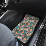 Gear Pattern Print Design 05 Front Car Mats