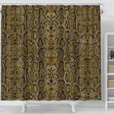 Snake Skin Pattern Shower Curtain Fulfilled In US