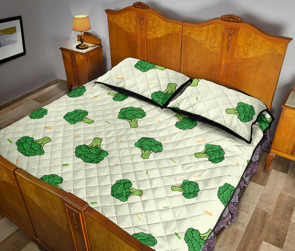 Broccoli pattern Quilt Bed Set