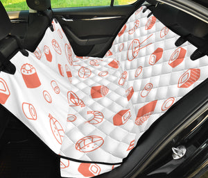 Sushi Pattern Dog Car Seat Covers