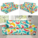 Colorful Moon Pattern Sofa Slipcover