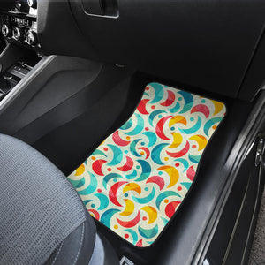 Colorful Moon Pattern Front Car Mats