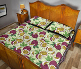 Passion fruit pattern Quilt Bed Set