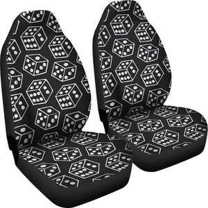 Dice Pattern Print Design 01 Universal Fit Car Seat Covers