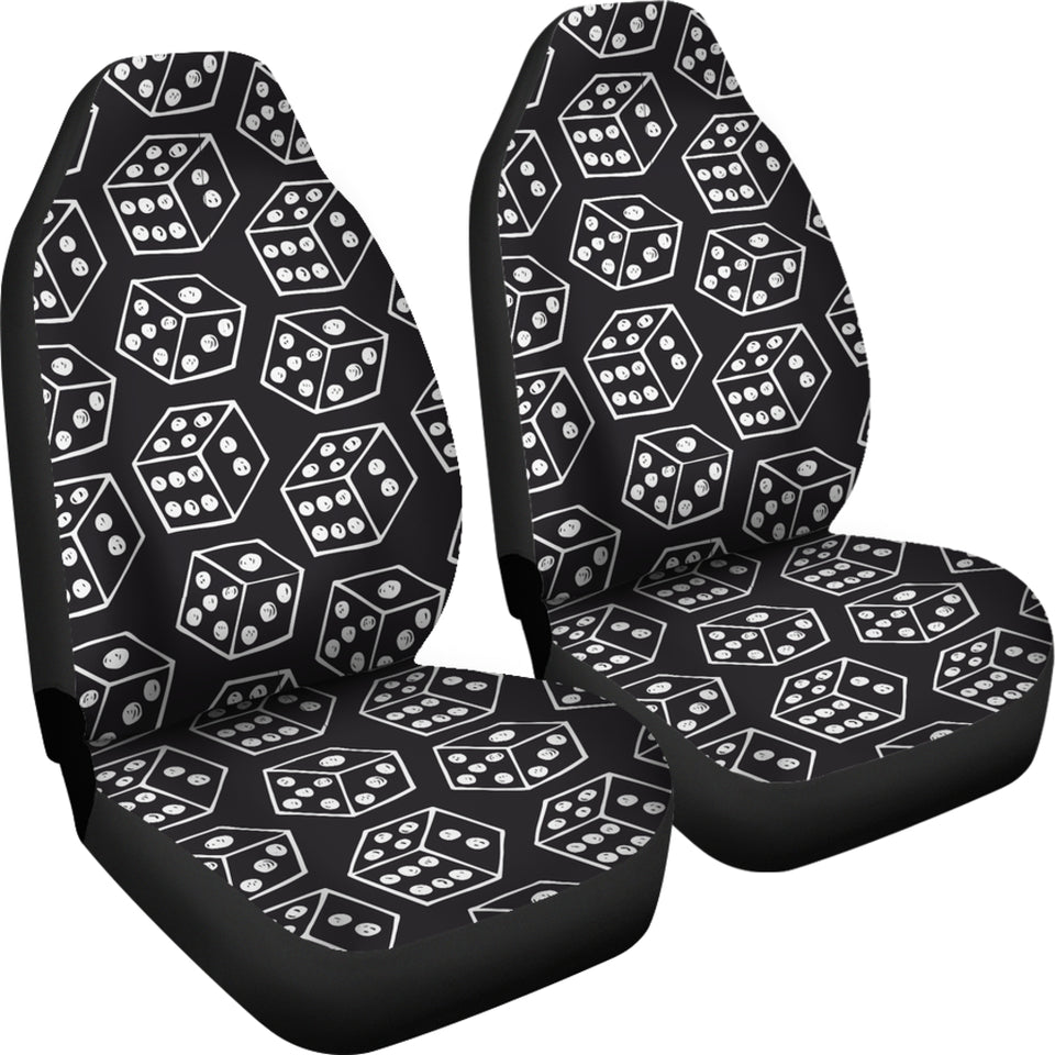 Dice Pattern Print Design 01 Universal Fit Car Seat Covers