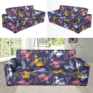 Koi Fish Carp Fish Pattern Sofa Slipcover