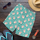 Pig Pattern Print Design 01 Men Shorts