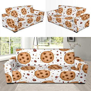 Chocolate Chip Cookie Pattern Sofa Slipcover