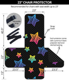 Colorful star pattern Chair Cover Protector