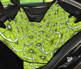 Slices Of Lime Design Pattern Dog Car Seat Covers