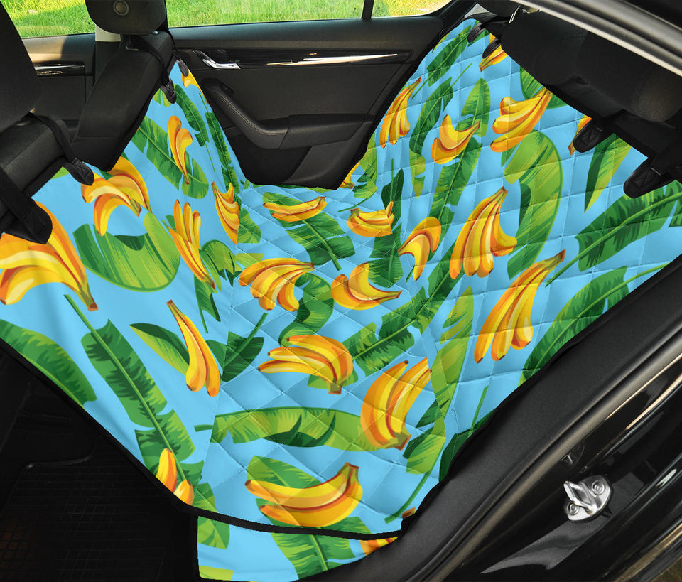 Banana Leaves Banana Design Pattern Dog Car Seat Covers