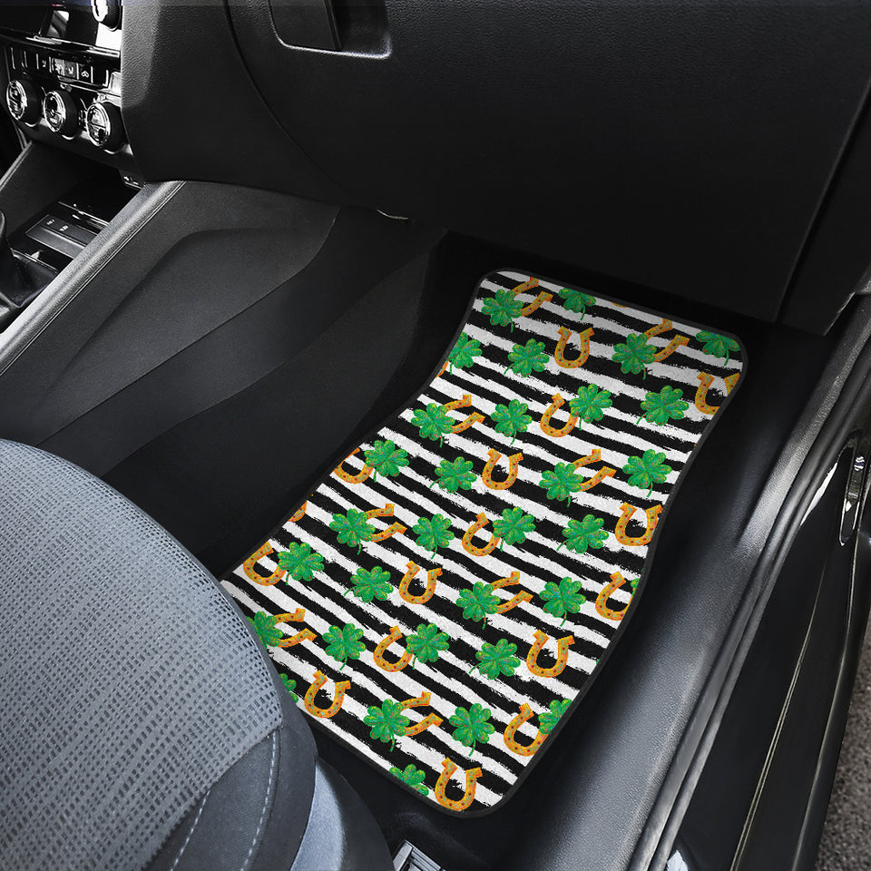Horseshoes Pattern Print Design 01 Front Car Mats