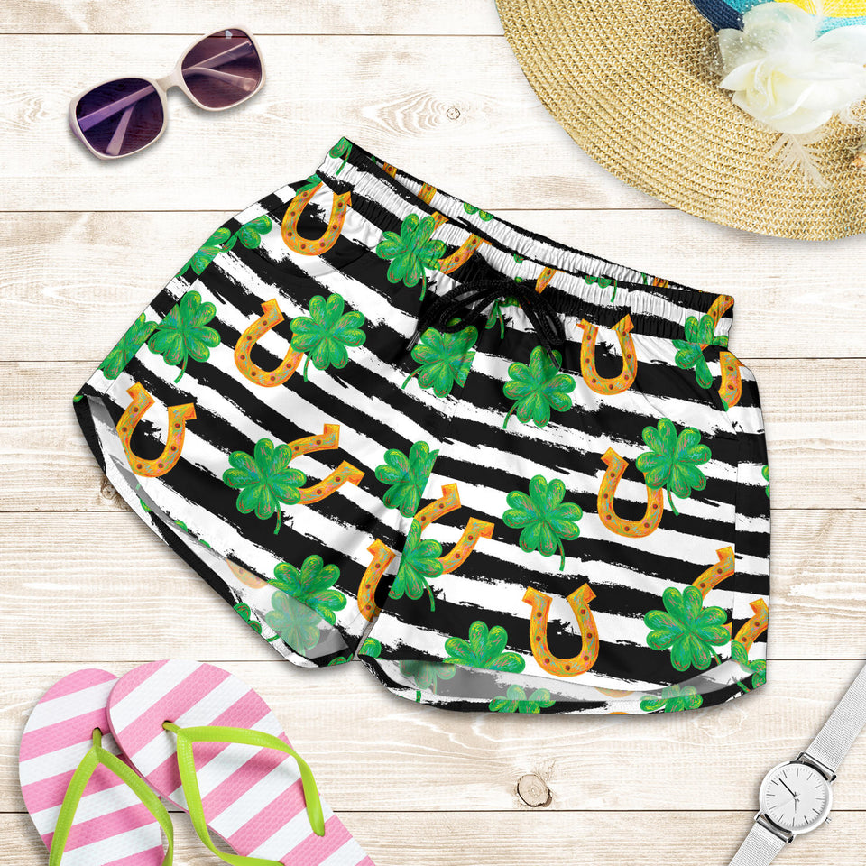 Horseshoes Pattern Print Design 01 Women Shorts