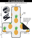 Pineapples pattern Chair Cover Protector