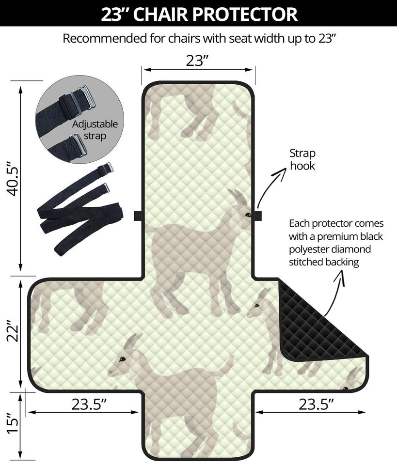 Little young goat pattern Chair Cover Protector