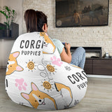 Corgi Dog Pattern Bean Bag Cover