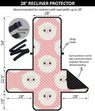 Cute sheep pattern Recliner Cover Protector