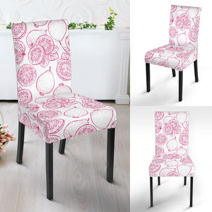 Sketch Guava Pattern Dining Chair Slipcover