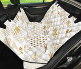 Beautiful Gold Japanese Pattern Dog Car Seat Covers