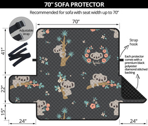 Cute koala pattern Sofa Cover Protector