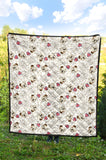 English Bulldog Pattern Print Design 01 Premium Quilt