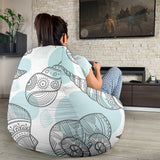 Shell Polynesian Tribal  Bean Bag Cover