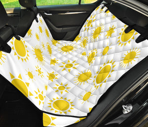 Sun Pattern Dog Car Seat Covers