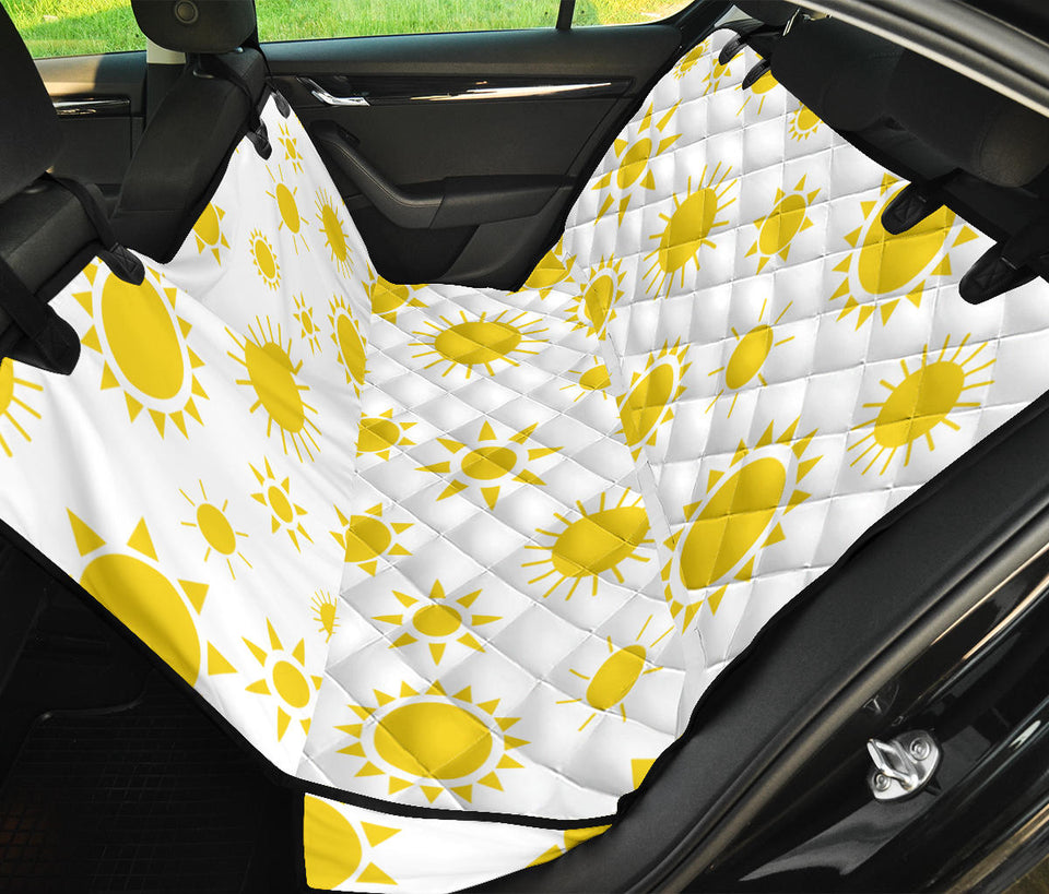 Sun Pattern Dog Car Seat Covers