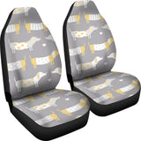 Cute Dachshund Dog Pattern Universal Fit Car Seat Covers