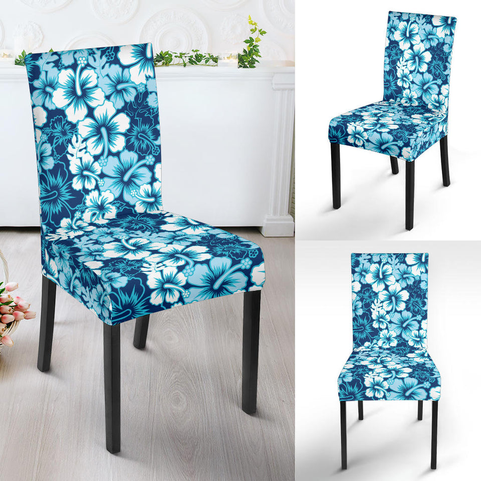 Hibiscus Pattern Print Design 03 Dining Chair Slipcover