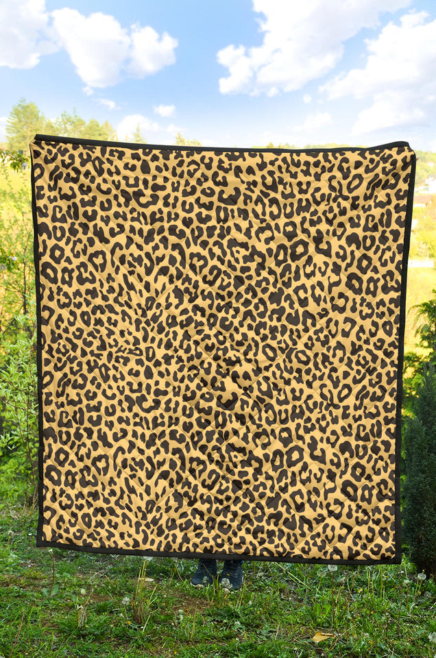 Leopard Skin Print Premium Quilt